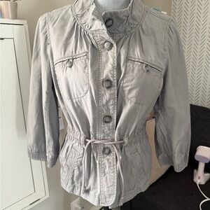 LOFT Women's Utility Jacket in Gray